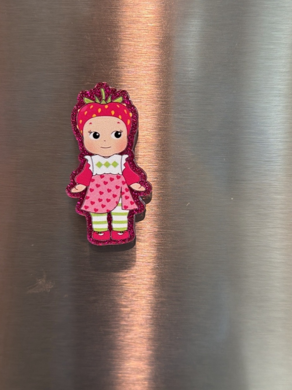 🍓 Strawberry Shortcake Magnet Bundle – 9pc Vintage-Inspired Set